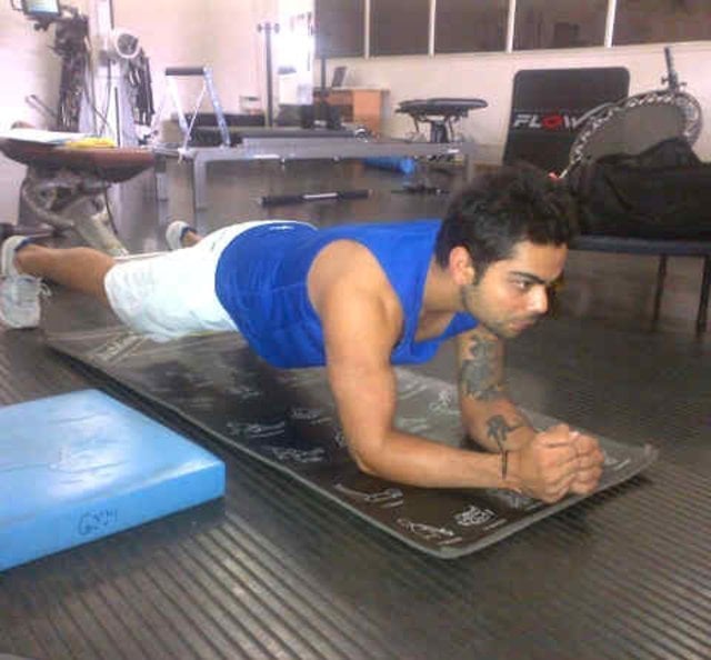 Virat Kohli workout