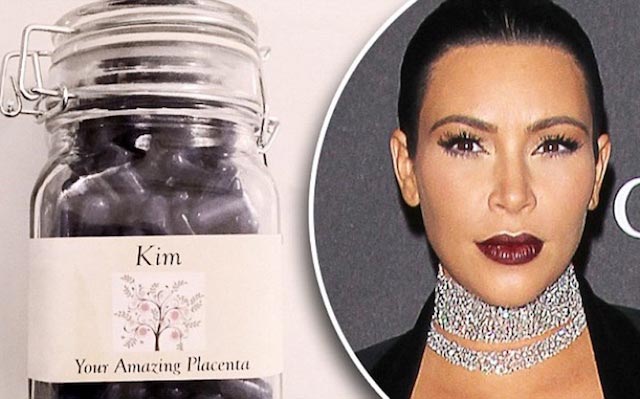 Kim Kardashian and placenta pills