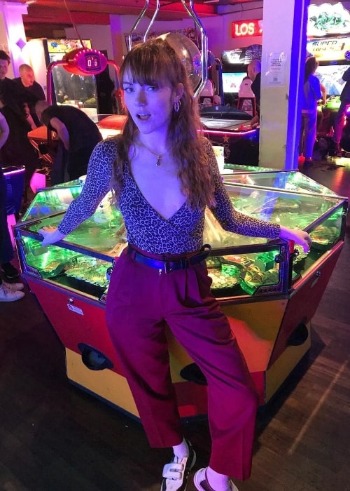 Chlöe Howl posing for a picture in March 2020