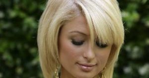 Paris Hilton face closeup