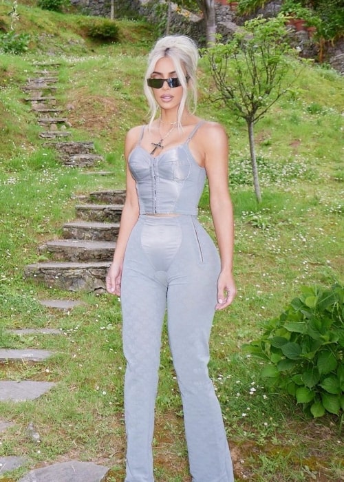 Kim Kardashian Height Weight Age Spouse Body Statistics   Kim Kardashian During A Photoshoot In May 2022 