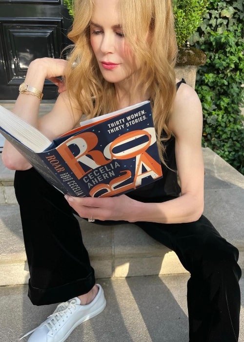 Nicole Kidman celebrating World Book Day in April 2022