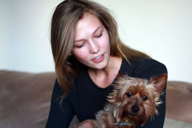 Le chiot de Karlie Kloss, Joe