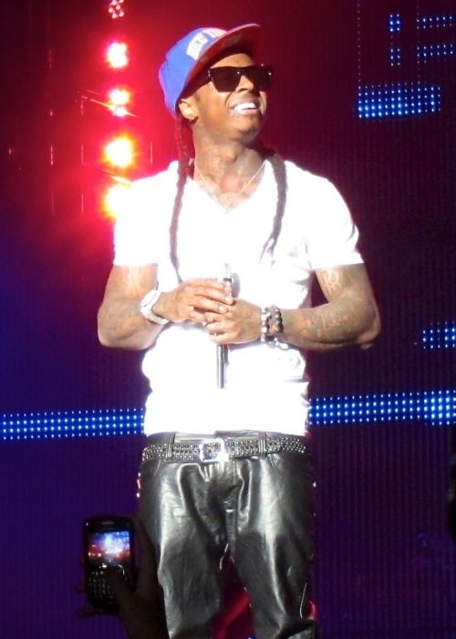 Lil Wayne performing in concert in Long Island, NY in 2011
