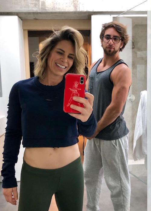 Jillian Michaels and photographer and gym freak, Greg McKarus in June 2018