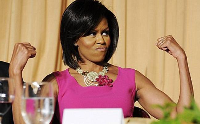 Michelle Obama Arms Workout Healthy Celeb