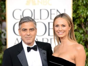 George Clooney and Stacy Keibler