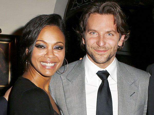 Zoe Saldana and ex-boyfriend Bradley Cooper