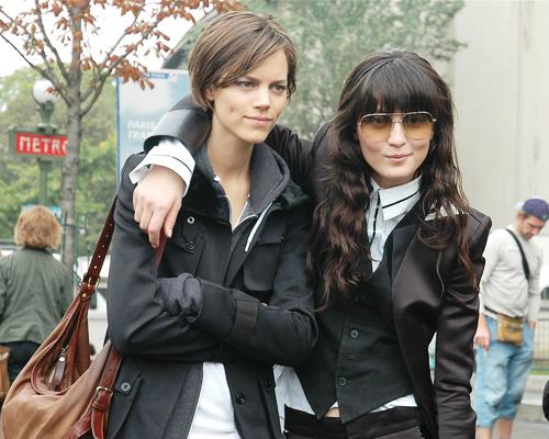 Freja Beha Erichsen and Irina Lazareanu