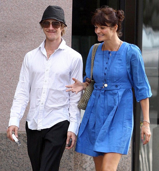 Helena Christensen and Paul Banks