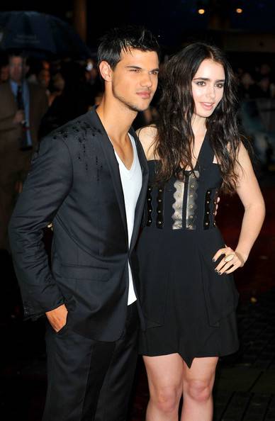 Taylor Lautner and Lily Collins