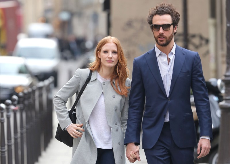 Jessica Chastain with Gian Luca Passi De Preposulo