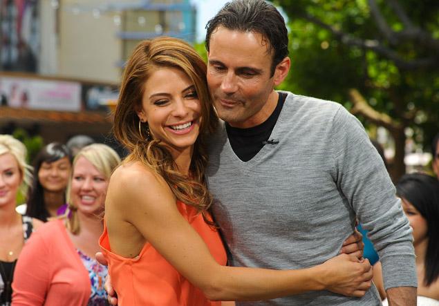 Maria Menounos och Keven Undergaro