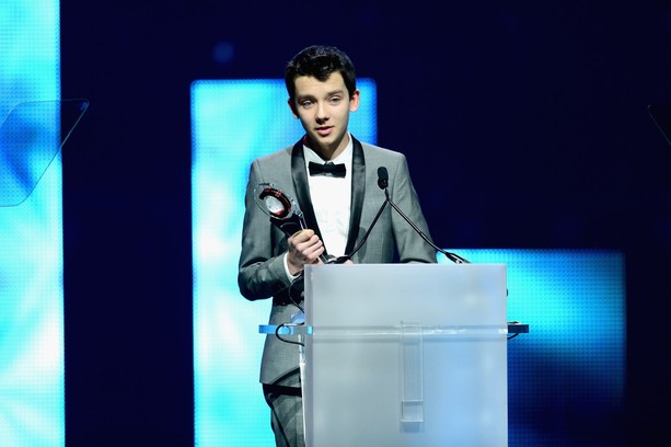 Asa Butterfield during Award Function