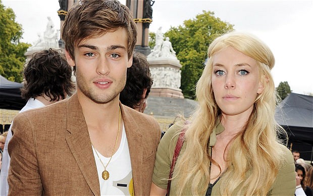 Douglas Booth and Vanessa Kirby