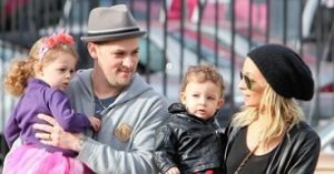 Nicole Richie, Joel Madden and kids