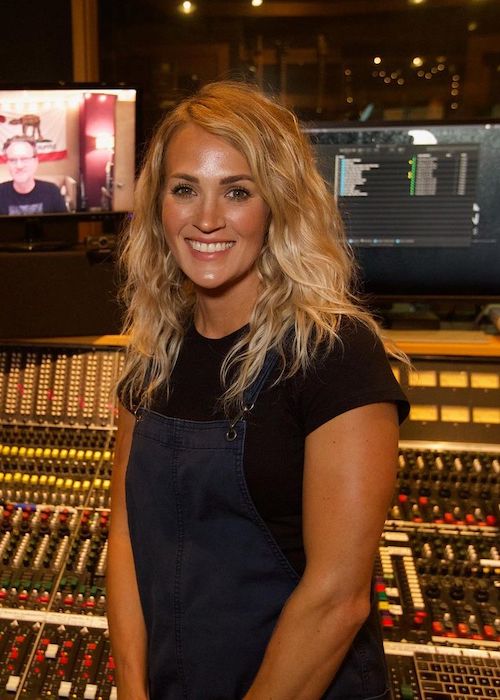 Carrie Underwood zoals te zien is in 2020