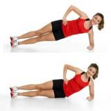 Forearm side plank