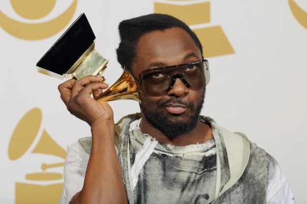 black eyed peas' will.i.am with grammy award