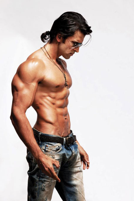 Hrithik Roshan body for Krrish 3. Read his workout routine and diet plan for Krrish 3 at HealthyCeleb.com