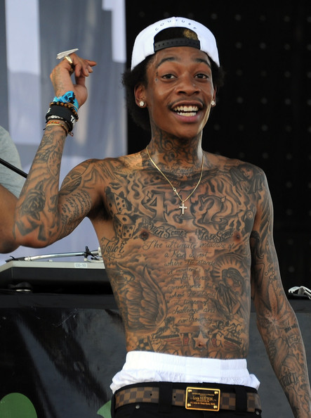 Wiz Khalifa Body Tattoos