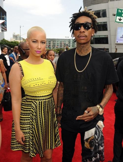 Amber Rose and Wiz Khalifa