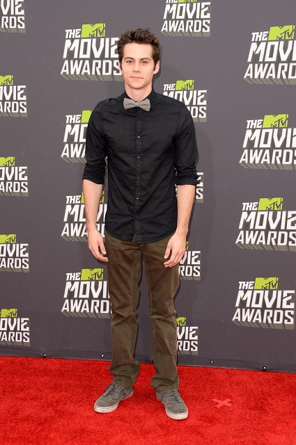 Dylan O'Brien during MTV Movie Awards