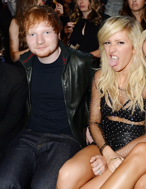 Ed Sheeran and girlfriend Ellie Goulding