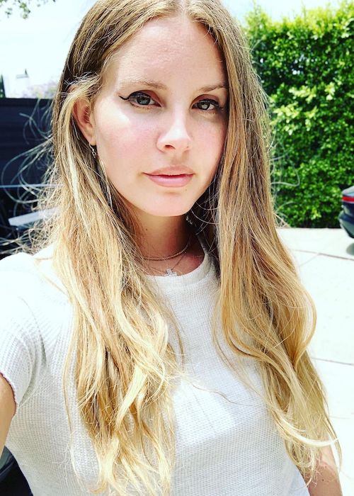 Lana Del Rey in an Instagram selfie in June 2020