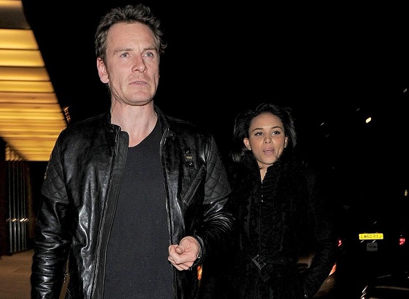 Michael Fassbender and Louise Hazel