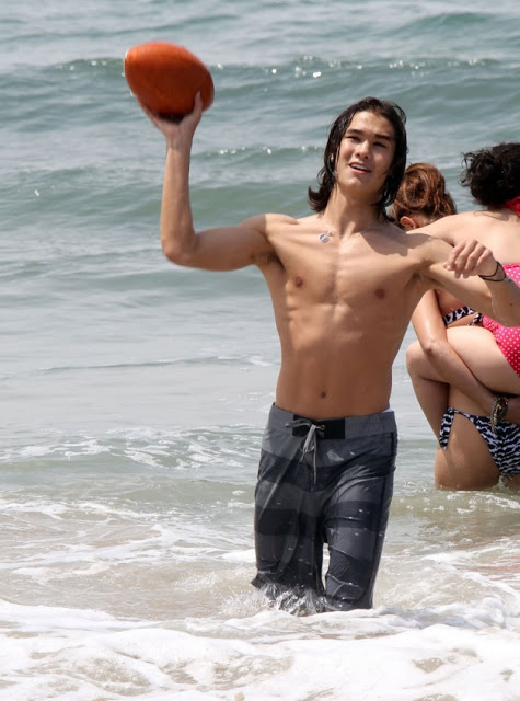 Booboo Stewart shirtless