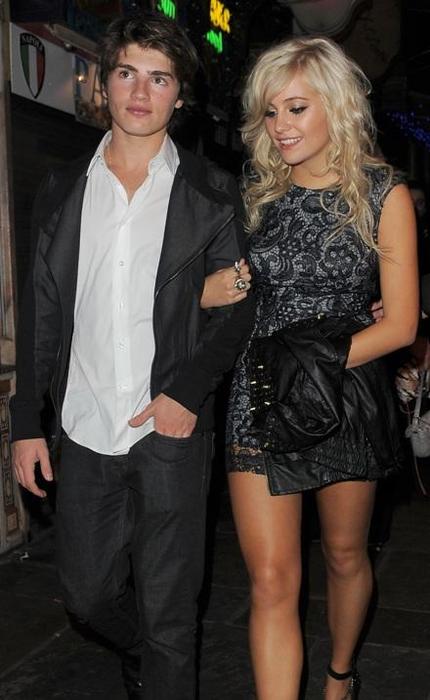 Gregg Sulkin and ex-girlfriend Pixie Lott