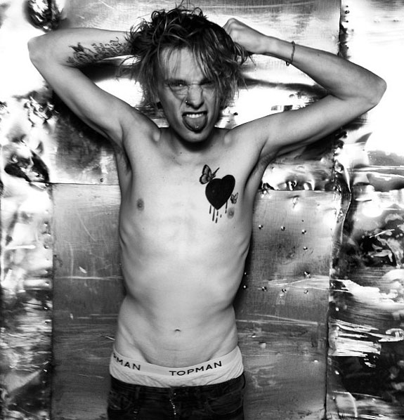 Jamie Campbell Bower shirtless