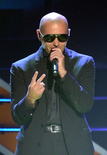 Pitbull performing at Nickelodeon 26th Annual Kids Choice Award