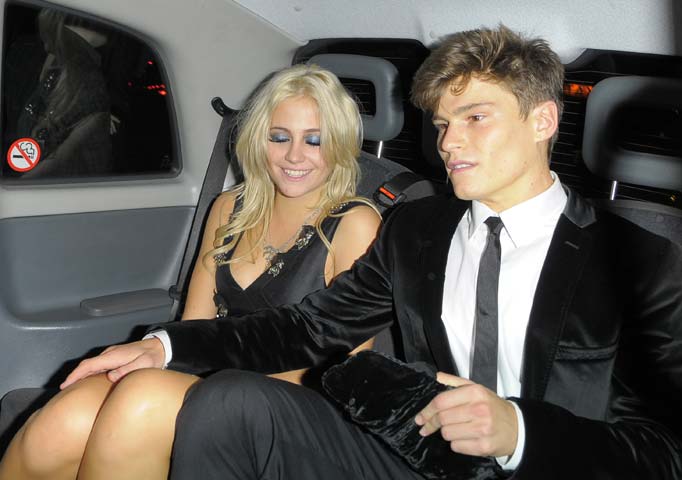 Pixie Lott and boyfriend Oliver Cheshire