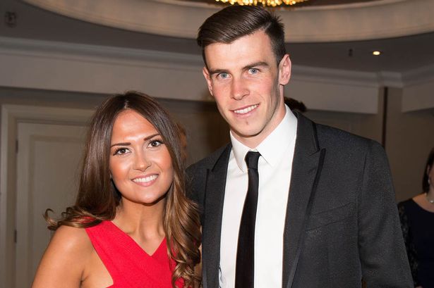 Gareth Bale and Emma Rhys-Jones