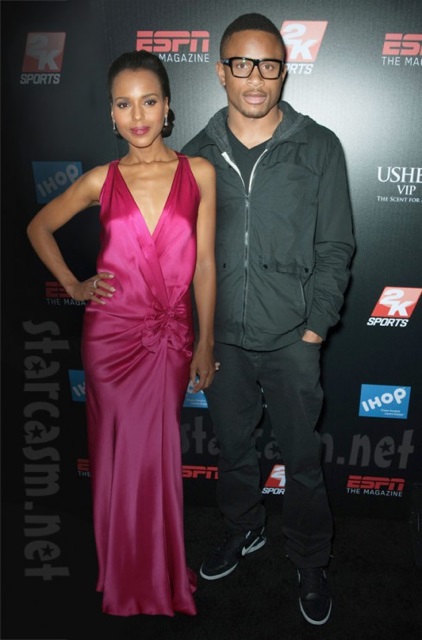 Kerry Washington and her footballer husband Nnamdi Asomugha