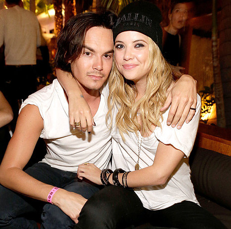 Tyler Blackburn and his ex-girlfriend Ashley Benson