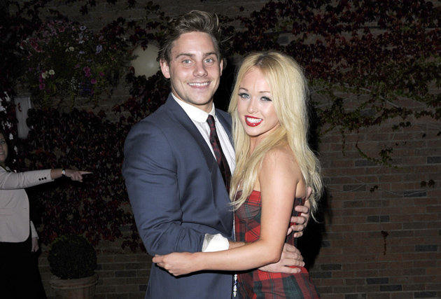 Jorgie Porter and James Atherton