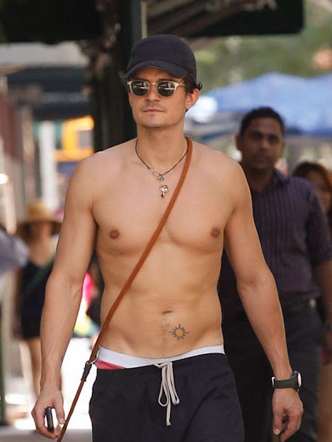 Orlando Bloom shirtless body