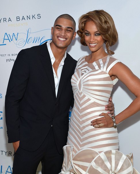 Tyra Banks and Rob Evans