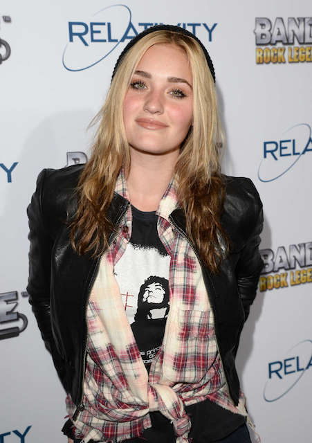 Amanda AJ Michalka during BandFuse Rock Legends Video Game Launch