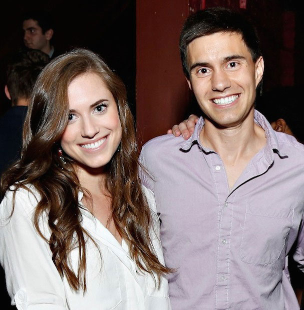 Allison Williams y Ricky Van Veen