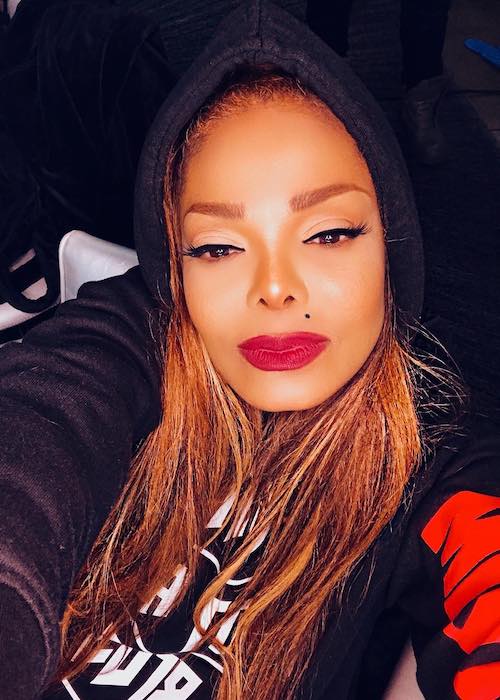 Janet Jackson thanking everyone after receiving birthday wishes in May 2018