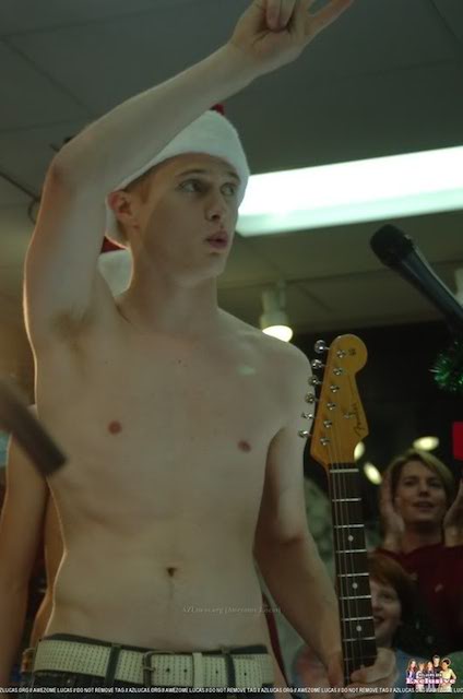 Lucas Grabeel shirtless