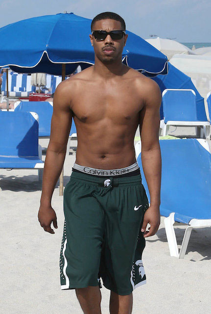 Michael B. Jordan shirtless body