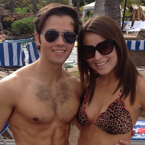 Nathan Kress and Madisen Hill