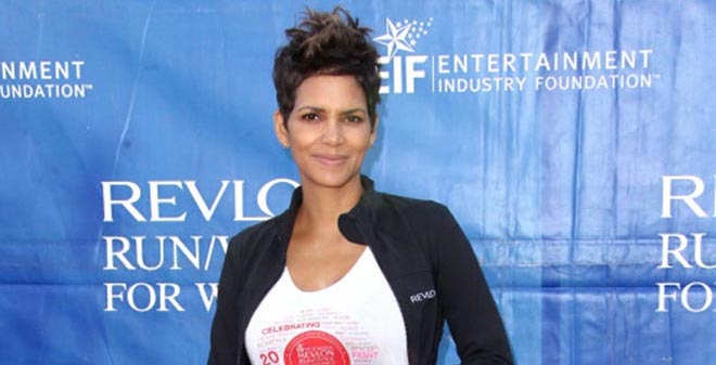 Halle Berry workout