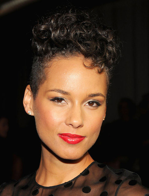 Alicia Keys at Jason Wu Spring 2014 Fashion Show in New York