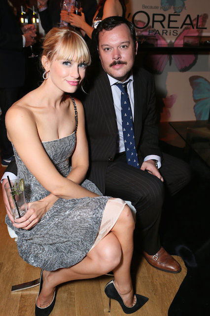 Beth Behrs and Michael Gladis